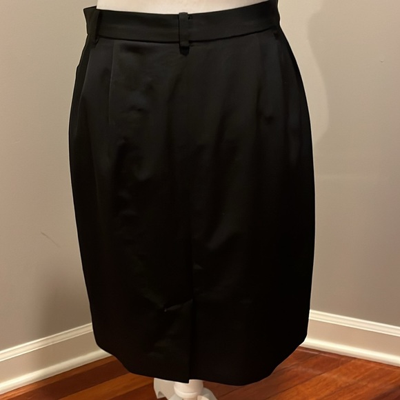 ANN TAYLOR classic black skirt size 6 - Picture 4 of 9